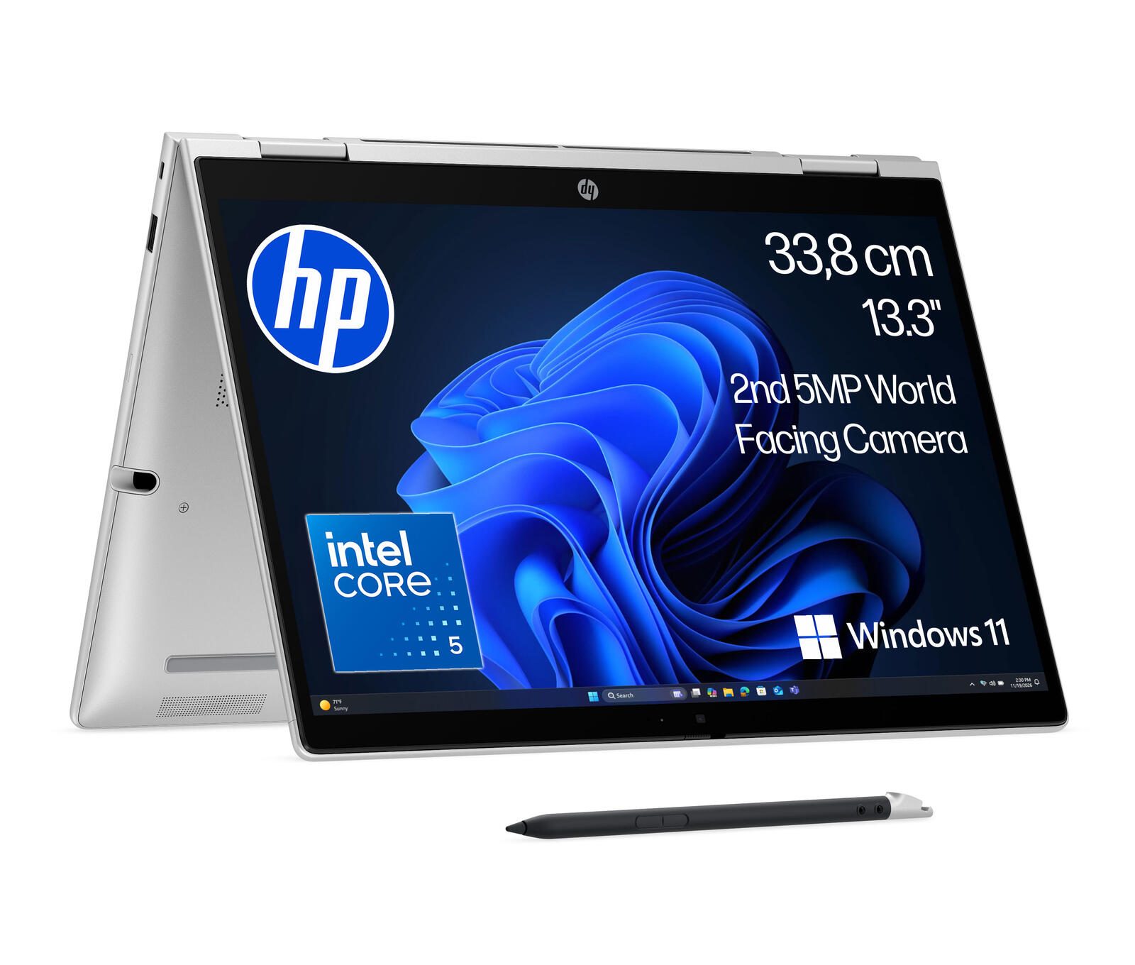 HP ProBook 4 Flip G2i 13 Intel® Core™ 5 320 Notebook 33,7 cm (13.3") video preview
