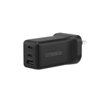 OtterBox Standard UK Wall Charger 67W GaN mit PD - 2x USB-C + USB-A, schwarz (Retail)