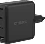 OtterBox Standard EU Wall Charger 140W GaN mit PD - 3x USB-C + USB-A, schwarz (Retail)