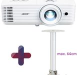Acer X1528Ki DLP Beamer 5.200 ANSI Lumen inkl. Acer CM-02S Deckenhalterung lang