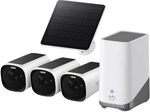 eufy eufyCam E40 3-Kamera-Set (HomeBase™ S280 und Solar Panel)