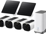 eufy eufyCam E40 4-Kamera-Set (HomeBase™ S280 und Solar Panel)