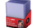 Ultra Pro Toploader Regular Trading Card Schutz 25 Stück transparent