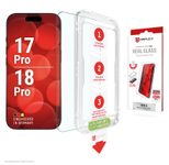 DISPLEX Real Panzerglas (10H, 2D) für Apple iPhone 18 Pro/17 Pro