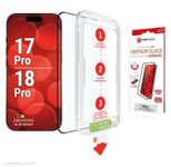 DISPLEX Premium Panzerglas (Full Cover, 10H) für Apple iPhone 18 Pro/17 Pro