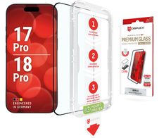 DISPLEX Premium Panzerglas (Full Cover, 10H) für Apple iPhone 18 Pro/17 Pro