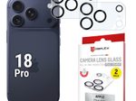 DISPLEX Full Cover Camera Lens Glass für Apple iPhone 18 Pro, 2 Stück