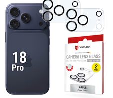 DISPLEX Full Cover Camera Lens Glass für Apple iPhone 18 Pro, 2 Stück