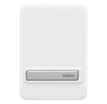 Belkin BoostCharge Slim, Magnetische Powerbank 5.000mAh Qi2, 15 W, mit ausklappbarem Standfuß, weiß