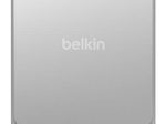 Belkin UltraCharge Pro, Slim Magnetische Powerbank 10.000mAh Qi2, 25 W, PD30w mit Display, silber metal