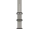 Apple Watch 49mm Halbtransparentes Grau Ocean Band - Titan Schwarz