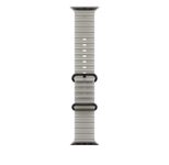 Apple Watch 49mm Halbtransparentes Grau Ocean Band - Titan Schwarz