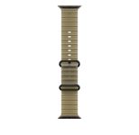Apple Watch 49mm Halbtransparentes Seegrasgrün Ocean Band - Titan Schwarz