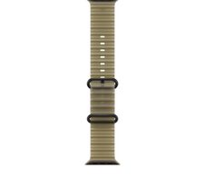 Apple Watch 49mm Halbtransparentes Seegrasgrün Ocean Band - Titan Schwarz