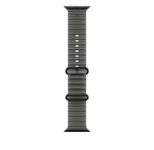 Apple Watch 49mm Halbtransparentes Schwarz Ocean Band - Titan Schwarz
