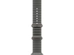 Apple Watch 49mm Halbtransparentes Schwarz Ocean Band - Titan Natur