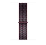 Apple Watch 46mm Burgunder Kariert Sport Loop