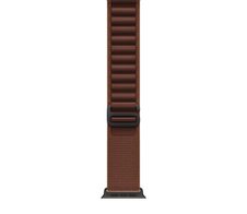 Apple Watch 49mm Burgunder Alpine Loop - Large - Titan Schwarz