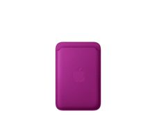 Apple iPhone Feingewebe Wallet mit MagSafe - Magenta