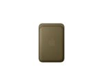 Apple iPhone Feingewebe Wallet mit MagSafe - Dunkeloliv