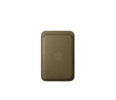 Apple iPhone Feingewebe Wallet mit MagSafe - Dunkeloliv