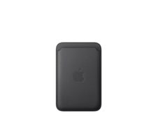 Apple iPhone Feingewebe Wallet mit MagSafe - Schwarz