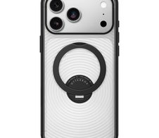 OtterBox Symmetry Stand MagSafe Camera Control für das Apple iPhone 18 Pro Max/17 Pro Max Umbra - Clear/Black