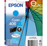 Epson Original 406XL Umbrella DURABrite Ultra Druckerpatrone - cyan C13T17H24010