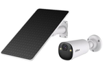 DAHUA KIT-EURIPC-BF8CP-0210B-XL-weissM0508 8MP Netzwerkkamera Solarüberwachungssystem mit fester Brennweite, WLAN-Funktion und Akku