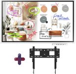 Samsung Flip WM55FX Flipchart 138,7 cm 55 Zoll inkl. Neomounts LEVEL-750 WL30-750BL16 Wandhalterung & Tray CY-TF65BFC