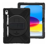 eSTUFF CHICAGO Full Body Defender Case für Apple iPad 11. / 10. Gen mit integriertem screen protector - Schwarz