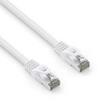 PureLink CAT 6A Patchkabel. S/FTP - weiß - 1,00m