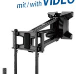 MyWall HP 60 L Motorisierter Wandhalter für Flachbildschirme mit Funk-Fernbedienung (37") 94 cm - (70") 178 cm