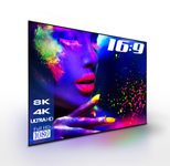 eSmart Expert UKD Tageslicht Rahmen Leinwand GRAU 305 cm 120 Zoll