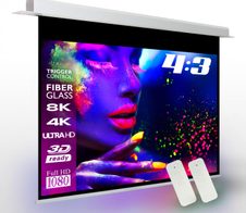 eSmart Expert CSX Deckeneinbau Leinwand 187 x 140 cm (92") 4:3