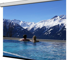 WS S NewSlim Aufpro 4:3, 200x150 cm, mattweiß 1.2 Gain