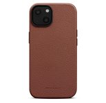 Woolnut Ledercase für iPhone 14, cognac