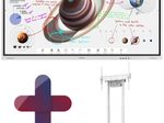 Samsung Flip Pro WM75B Flipchart 190,5 cm 75 Zoll + Neomounts FL55-875WH1 motorisierter Rollwagen höhenverstellbar