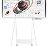 Samsung Flip Pro WM55B Flipchart 138,7 cm 55 Zoll inkl. STN-WM55R rotierbarer Rollenwagen & Tray CY-TF65BBC Anschlussbox