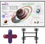 Samsung Flip Pro WM85B Flipchart 85 Zoll 215,9 cm + Samsung WMN-8200SF Wandhalterung starr