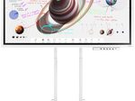 Samsung Flip Pro WM65B Flipchart 165 cm 65 Zoll inkl. Neomounts FL55-875WH1 motorisierter Rollwagen & Tray CY-TF65BBC