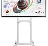 Samsung Flip Pro WM55B Flipchart 138,7 cm 55 Zoll inkl. Neomounts NS-M1250 rotierbarer Rollwagen
