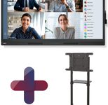 NEC MultiSync WD551 Windows Collaboration Display 138,8 cm 55 Zoll inkl. Neomounts NS-M1250BLACK Rollwagen