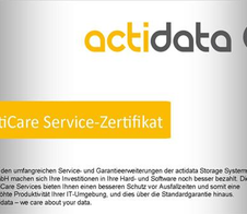 actidata actiCare Installations-Service für zusätzliche Tape-Drive Module (984303)