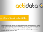 actidata actiCare Vor-Ort-Service für actiLib Kodiak 6807-BTL 1 Jahr 5x9xNBD (984621)