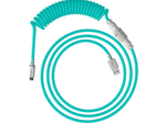 HyperX USB-C Spiralkabel hellgrün-weiß