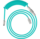 HyperX USB-C Spiralkabel hellgrün-weiß