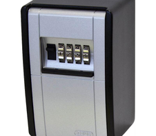 ABUS KeyGarage 787 BIG Schlüsseltresor silber mit 2 Haken